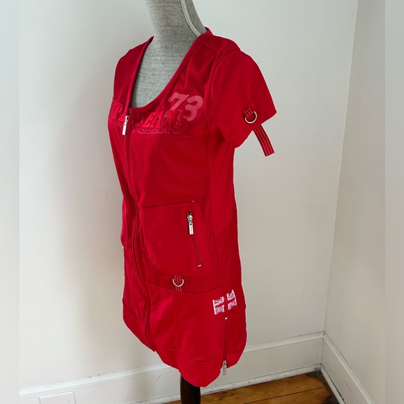 Vintage Pepe Jeans UK 1973 Mini Dress Y2K Medium - Picture 4 of 12